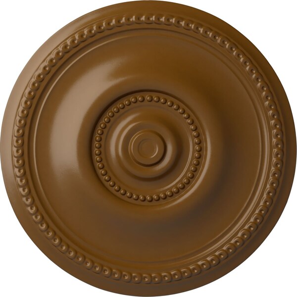 Ekena Millwork Raynor Ceiling Medallion (Fits Canopies up to 6"), Hand-Painted Smokey Topaz, 20 5/8"OD x 1 3/8"P CM20BESTF - main